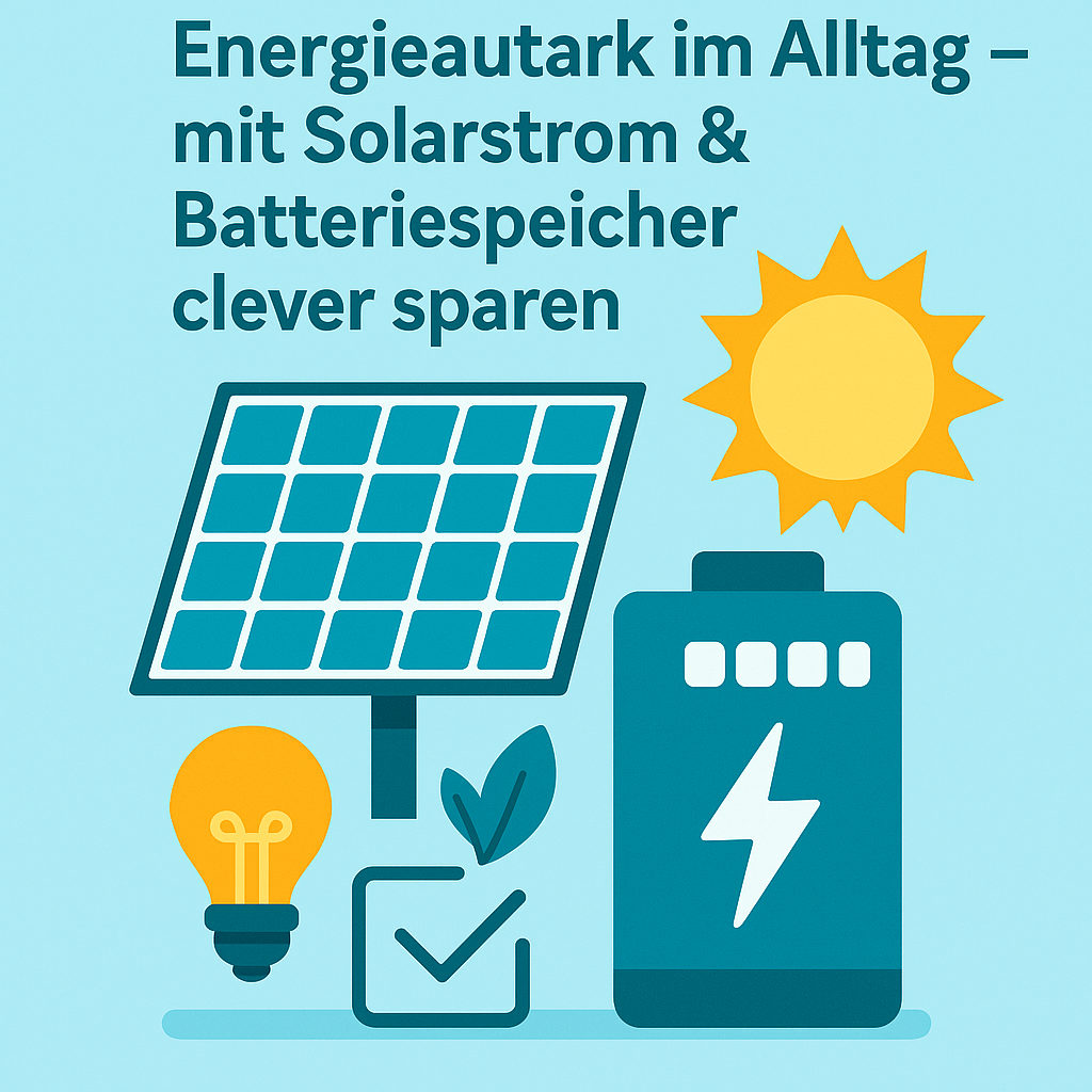 Energieautark im Alltag – Solar & Speicher clever kombinieren