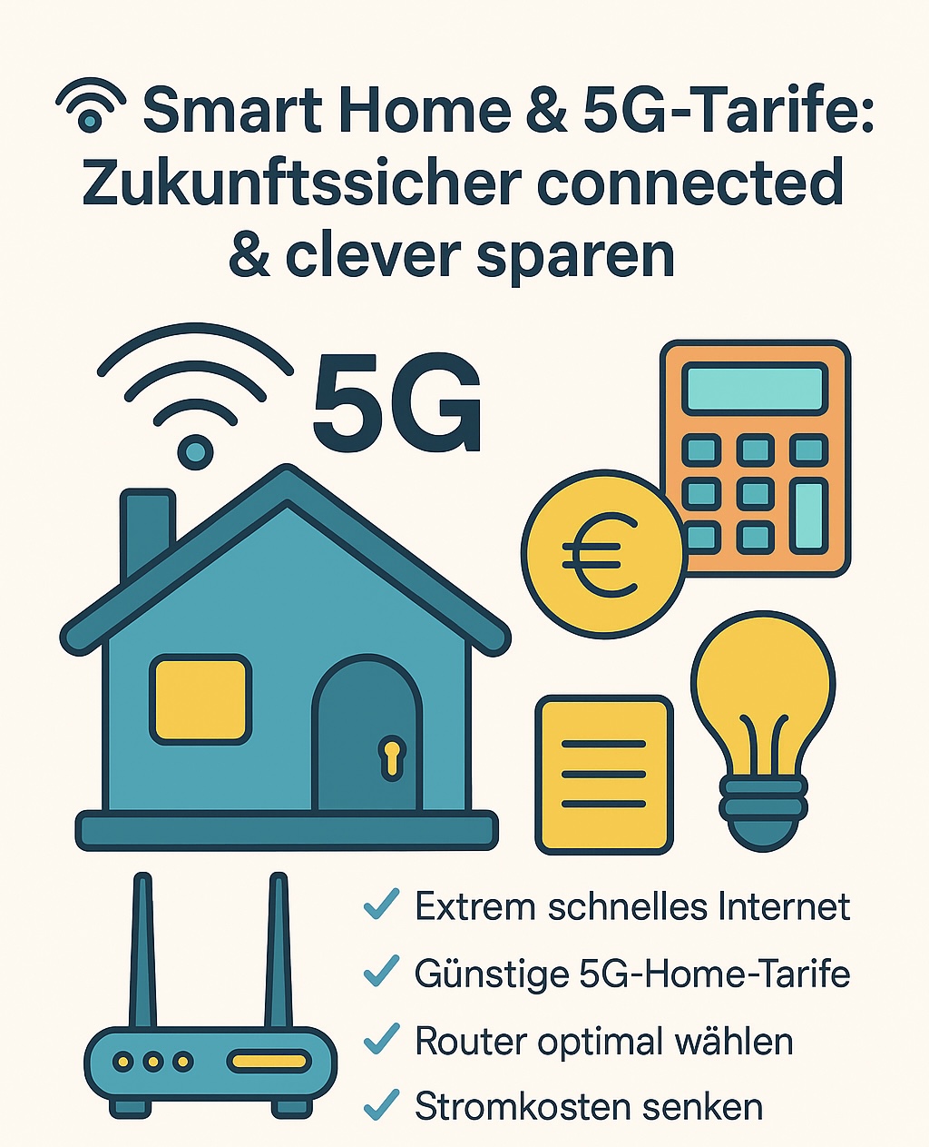 Smart Home & 5G Tarife – clever sparen mit neuer Technik