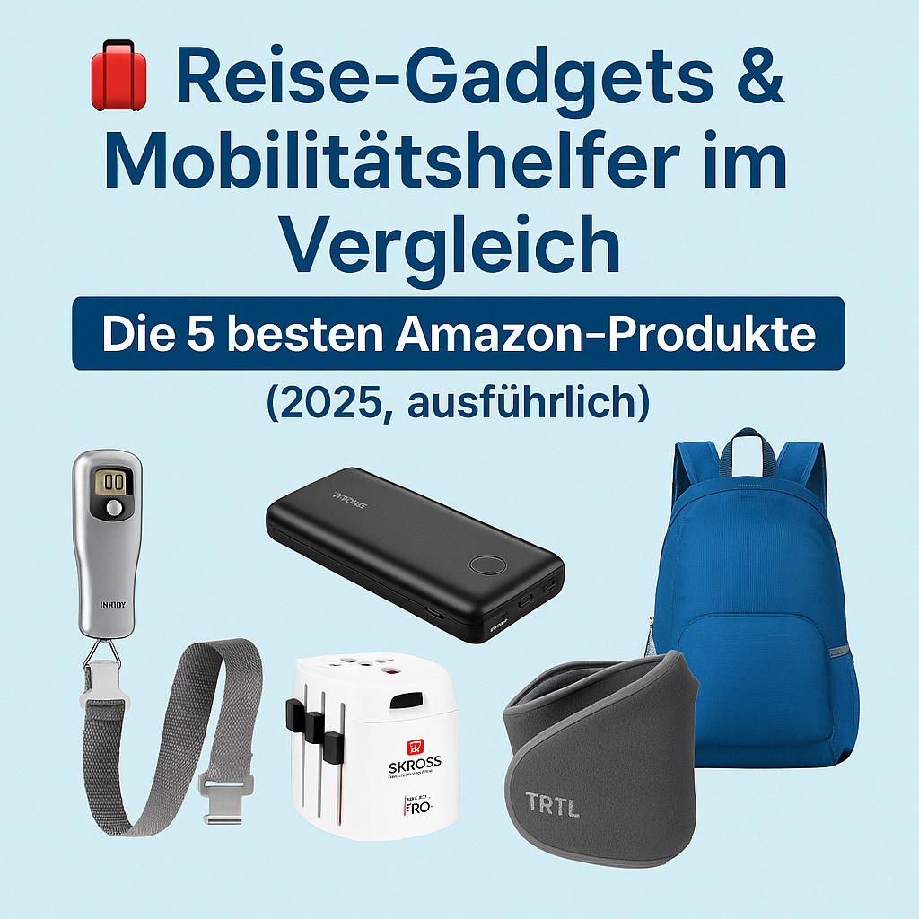 Reise-Gadgets Übersicht